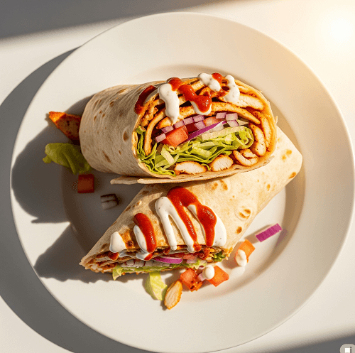 European Chicken Shawarma Wrap 